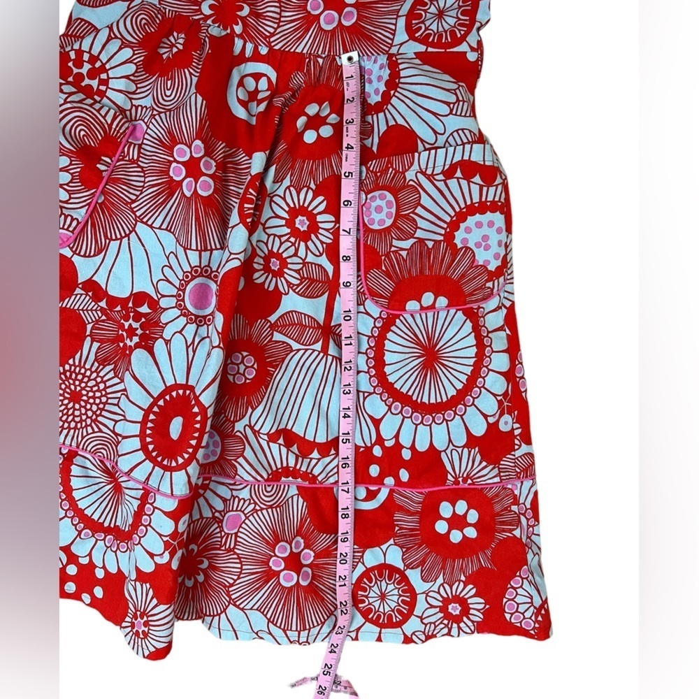 Marimekko floral knee length dress pockets - Picture 9 of 14